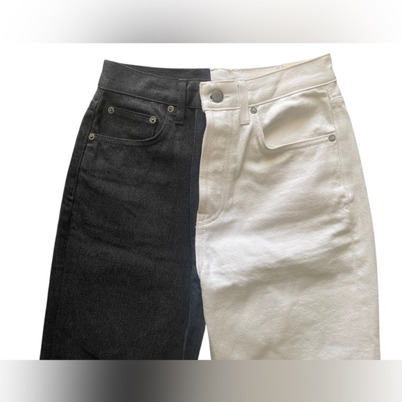 Lovers and Friends ,Black and White Two-Tone Pants - Picture 6 of 14